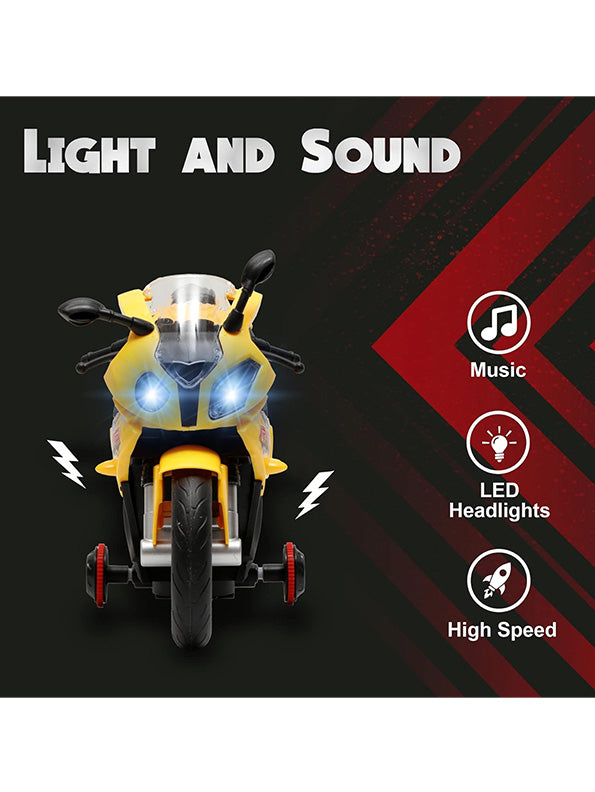 Top Model Remote Control Racing Bike - Yellow (L-84) - Toyloft