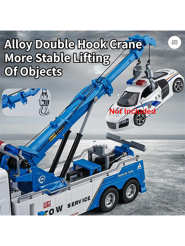 Tow Service Truck Die-Cast Model 1:24 Scale For Kids - Durable & Realistic Play | NX-O-24 - Toyloft