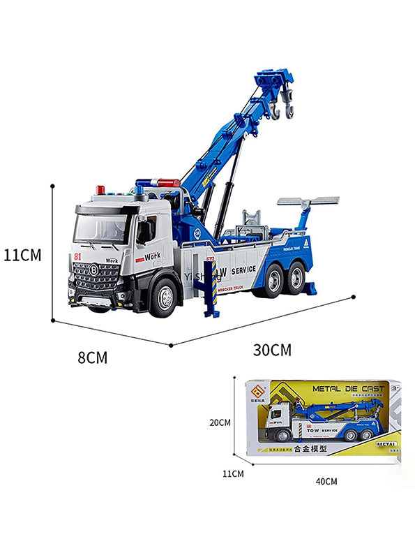 Tow Service Truck Die-Cast Model 1:24 Scale For Kids - Durable & Realistic Play | NX-O-24 - Toyloft