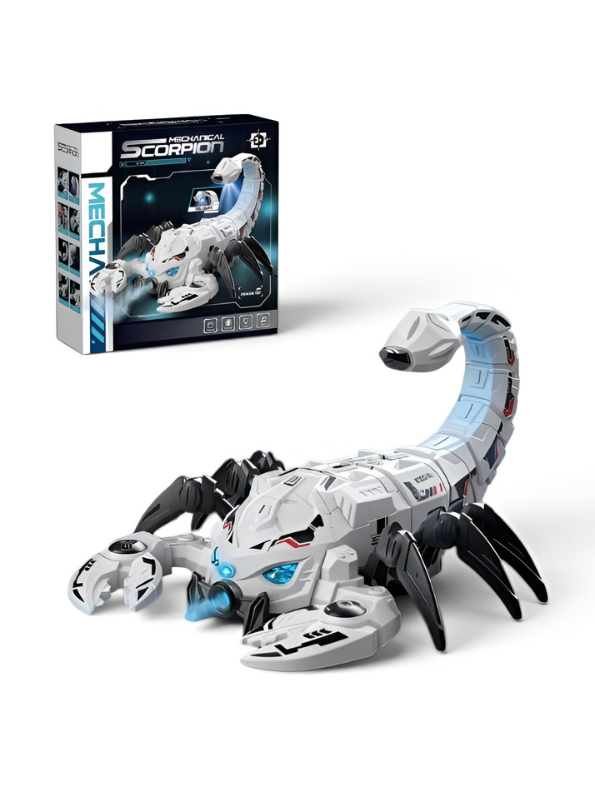 Interactive Mechanical Scorpion Toy with LED Lights, Sound Effects, and Mist Spray Function – Remote Control Robot Scorpion for Kids TV6940.