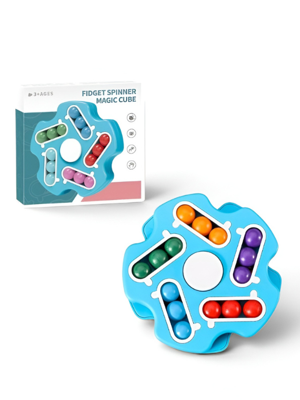 Fidget Spinner Magic Cube – Double-Sided Color-Matching Sensory Puzzle Toy for Kids and Adults TV4844