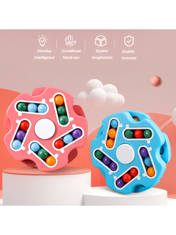 Fidget Spinner Magic Cube – Double-Sided Color-Matching Sensory Puzzle Toy for Kids and Adults TV4844