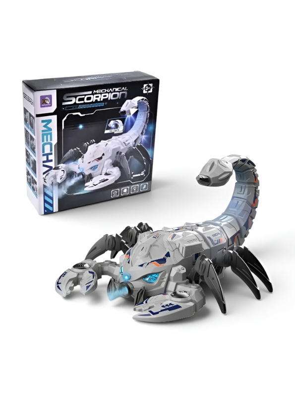 Interactive Mechanical Scorpion Toy with LED Lights, Sound Effects, and Mist Spray Function – Remote Control Robot Scorpion for Kids TV6940