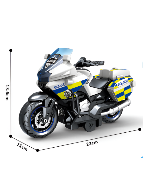 DIY Police Motorcycle Toy Set for Kids | Educational Assembly Construction Toy TV4803