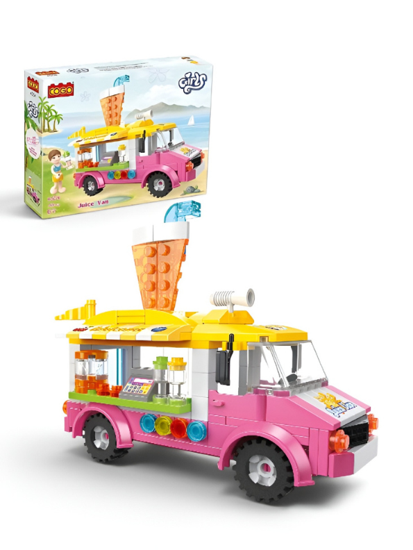 Juice Van Building Blocks Set – 189 Pieces Educational Toy for Kids TV5968