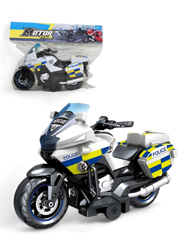 DIY Police Motorcycle Toy Set for Kids | Educational Assembly Construction Toy TV4803