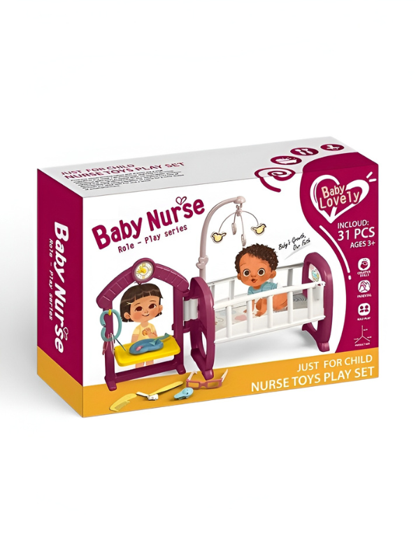 31-Piece Baby Nurse Role-Play Set for Kids – Interactive Nursery Toy Kit for Imaginative Play, Learning & Early Development TV2924