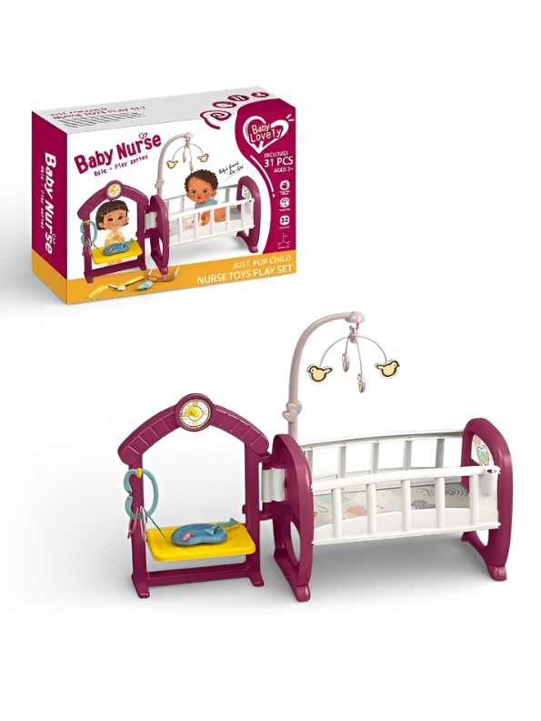 31-Piece Baby Nurse Role-Play Set for Kids – Interactive Nursery Toy Kit for Imaginative Play, Learning & Early Development TV2924