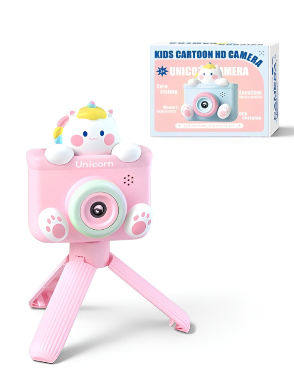 Unicorn HD Dual-Camera Toy with Tripod – Interactive Digital Photography for Kids TV3859