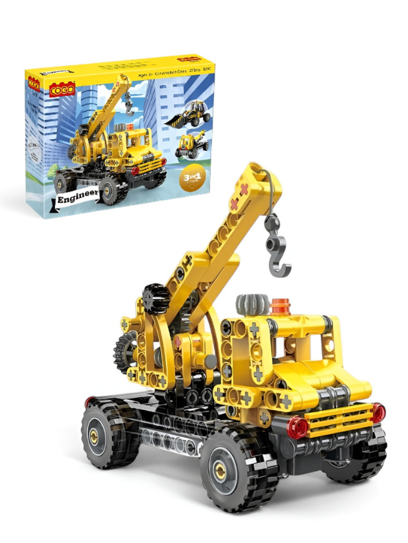 Engineer Series 3-in-1 Construction Building Blocks Set – 235 Pieces TV6557