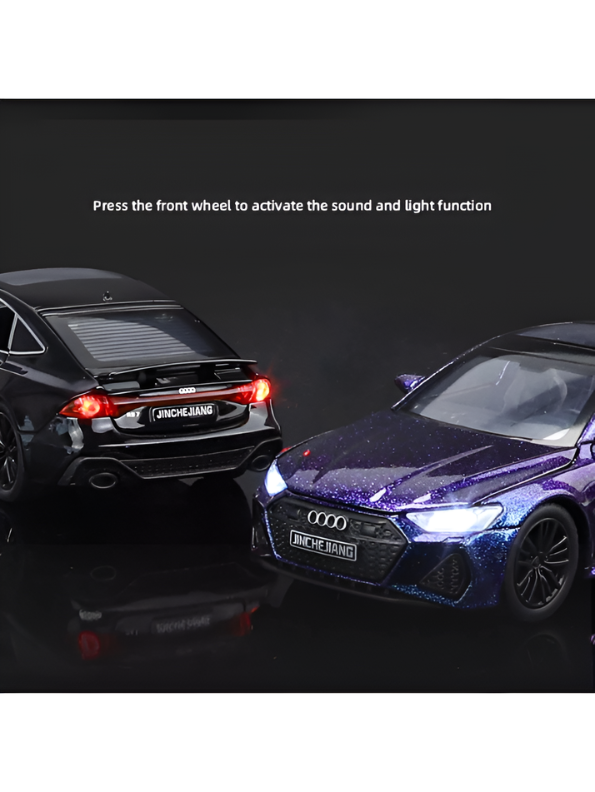 Audi RS7 Sportback 1:32 Diecast Model Car – Black Premium Collectible, Detailed Scale Replica TV4977