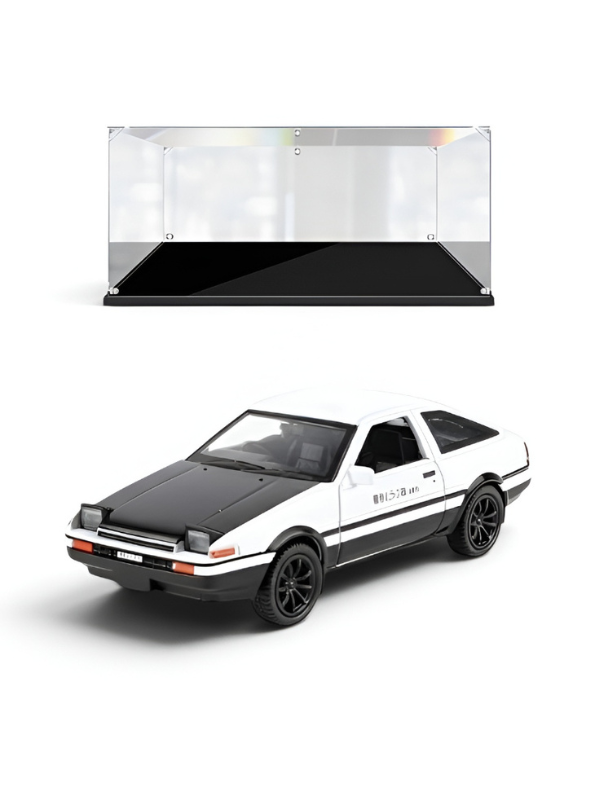 Toyota AE86 Trueno Diecast Car Model 1:24 Scale – Acrylic Transparent Box TV6721.
