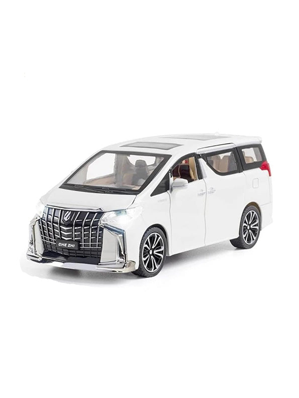 Toyota Alphard Metal Model Diecast Car - White (L12-26) - Toyloft