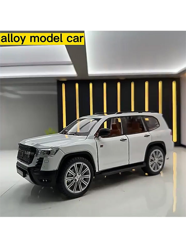 Toyota Land Cruiser GT Model 1:24 Scale Diecast Car - White Metal Collectible | TV-O-24 - Toyloft