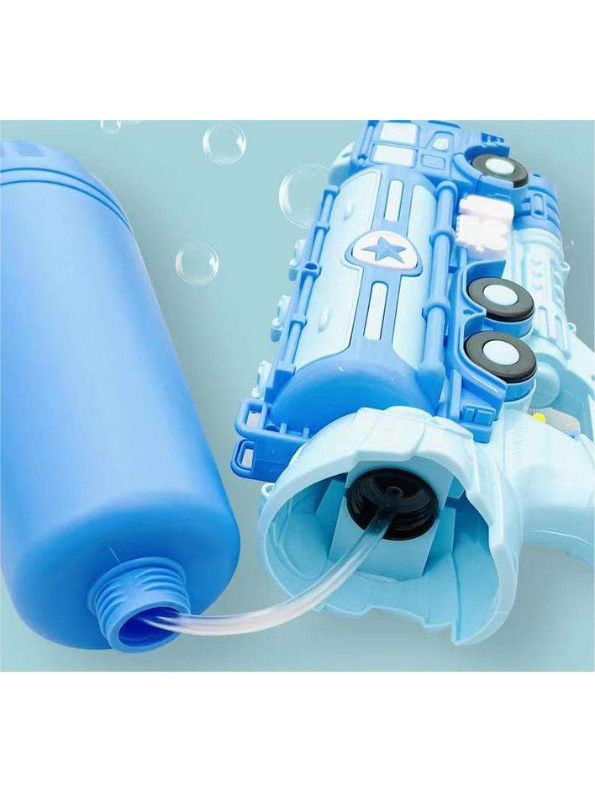 Blue - Train Model High-Pressure Water Gun Pichkari - Holi & Summer Toy for Kids, Boys & Girls LMI11867.