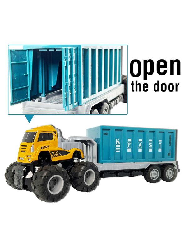 Transport Carrier – Pull Back Vehicle Truck for Kids LMI12108.