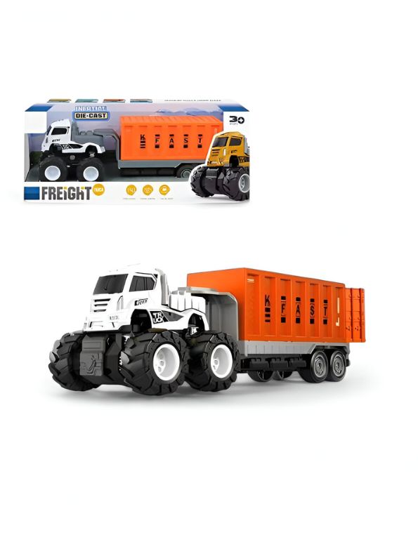 Transport Carrier – Pull Back Vehicle Truck for Kids LMI12108.
