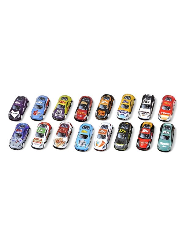 TurboBlaze 10X – Metal Racing Car Pack of 10 | Pullback Die-Cast Mini Cars for Kids | High-Speed Toy Vehicles for Boys & Girls LMI12467.