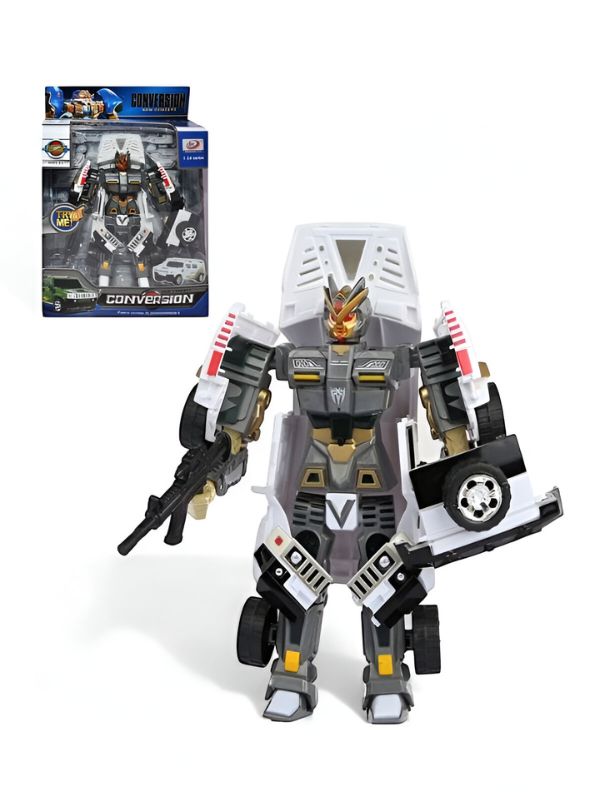 TurboBot – Transforming Robot to Car Toy | 2-in-1 Automatic Shape-Shifting Vehicle for Kids LMI15052.