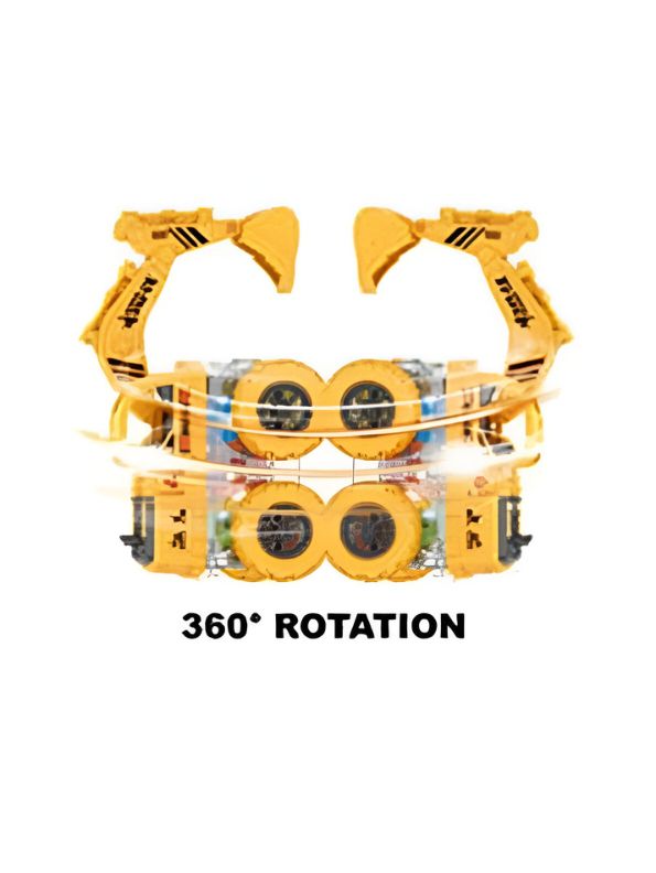 TurboDigger – JCB Friction Powered Push and Go Toy Vehicle for Kids | Construction Engineering Car Toy LMI13509.