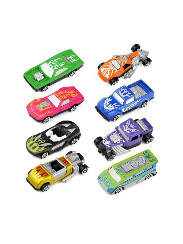TurboRacers X8 8-Car Pack – Die-Cast Toy Vehicles for Kids, Racing & Collectible Set LMI12173.