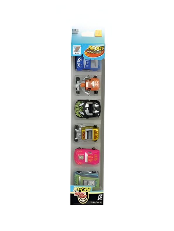 TurboRacers X8 8-Car Pack – Die-Cast Toy Vehicles for Kids, Racing & Collectible Set LMI12173.