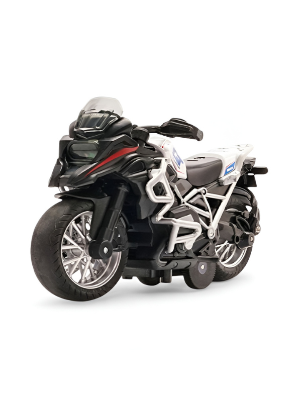 TurboRider – Premium Adventure Toy Motorcycle & Realistic Sport Bike for Kids White LMI14893.