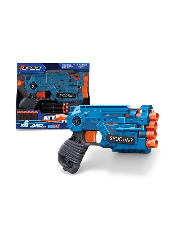 Turbo Shooting Foam Dart Blaster Gun Set NX13435.