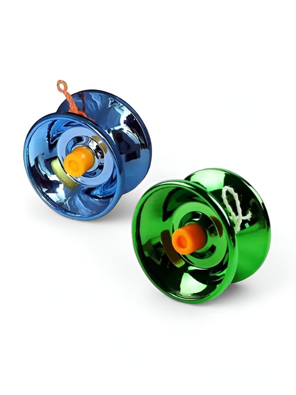 Blue - TurboSpin – High-Speed Metal Yo-Yo Spinner Toy for Kids | Durable Bearing for Smooth Tricks & Sports Play LMI8847.