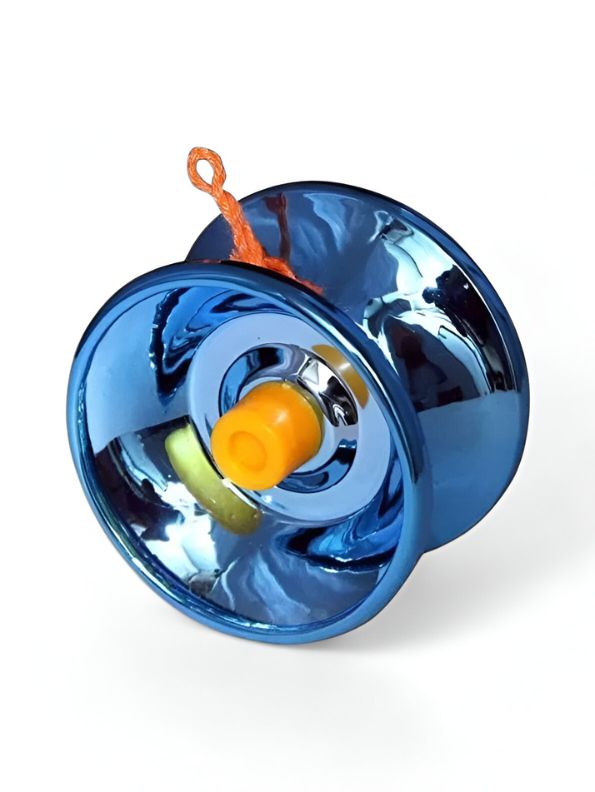 Blue - TurboSpin – High-Speed Metal Yo-Yo Spinner Toy for Kids | Durable Bearing for Smooth Tricks & Sports Play LMI8847.