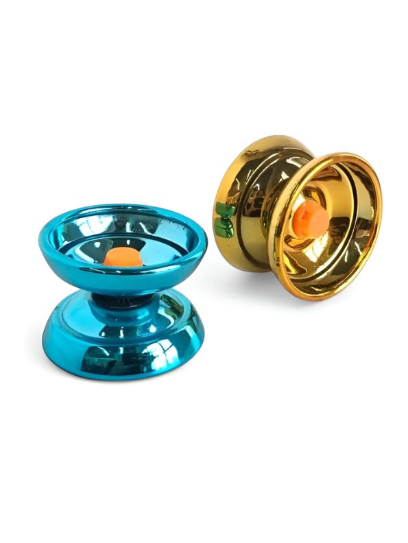 Blue - TurboSpin – High-Speed Metal Yo-Yo Spinner Toy for Kids | Durable Bearing for Smooth Tricks & Sports Play LMI8847.