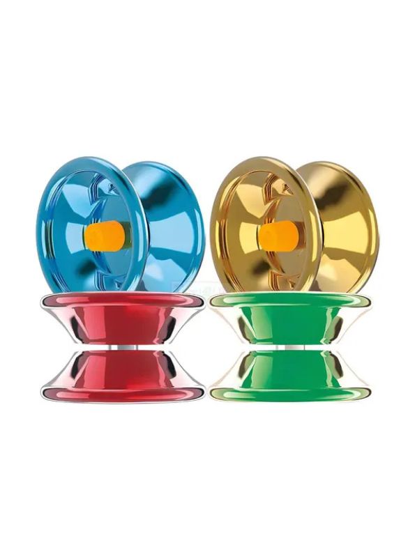 Gold - TurboSpin – High-Speed Metal Yo-Yo Spinner Toy for Kids | Durable Bearing for Smooth Tricks & Sports Play LMI8847.