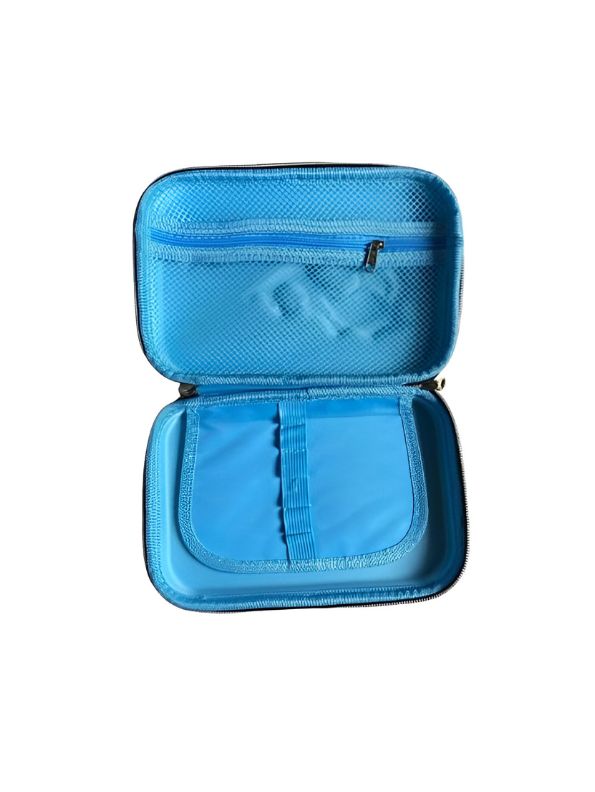 Grey - TurboVroom – Sports Car Blister Pouch for Kids | Single Chain Pencil Case | Stylish & Speedy Stationery Bag NOV8792.