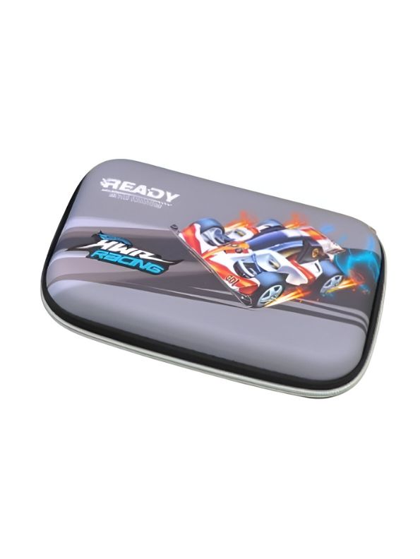 TurboVroom – Sports Car Blister Pouch for Kids | Single Chain Pencil Case | Stylish & Speedy Stationery Bag NOV8792.