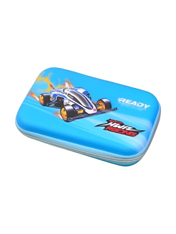 TurboVroom – Sports Car Blister Pouch for Kids | Single Chain Pencil Case | Stylish & Speedy Stationery Bag NOV8792.