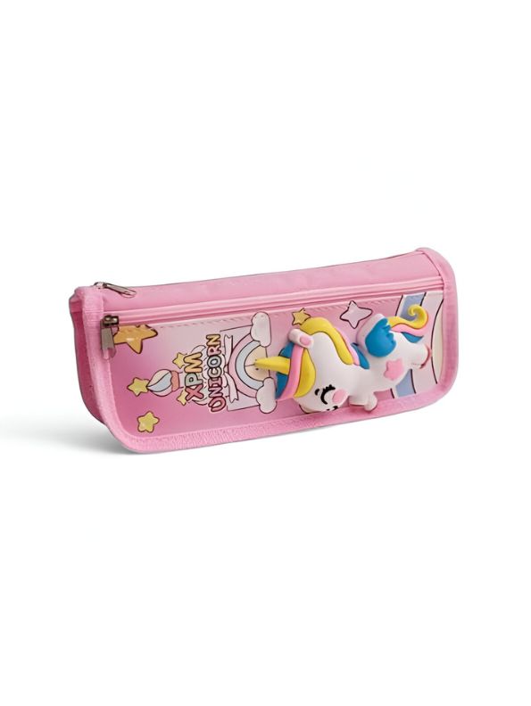 Unicorn 3D Soft Pouch – Cute & Spacious Pencil Case for Girls NOV6748.