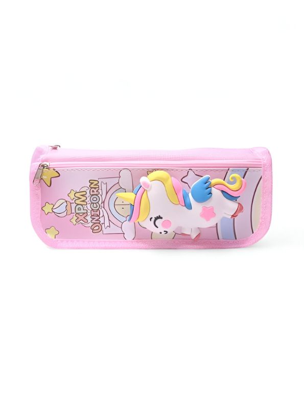 Unicorn 3D Soft Pouch – Cute & Spacious Pencil Case for Girls NOV6748.