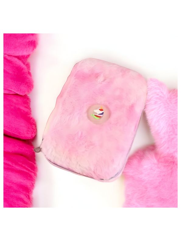 Unicorn Fur Pencil Pouch for Kids – Soft & Cute Single Chain Stationery Bag | Ideal for School & Gifting NOV1691.