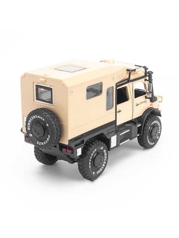 Mercedes Unimog U5000 Diecast Off-Road Vehicle Motorhome - Beige Scale 1:24 (T-M-16) - Toyloft