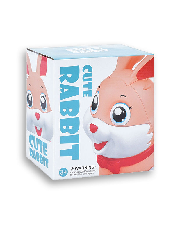 Musical Rabbit Toy For Kids Light And Sound - Pink (L-5) - Toyloft