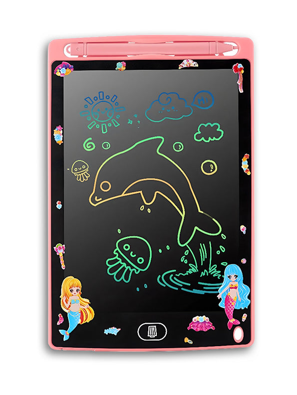 Pink LCD Writing Tablet For Kids (L - 1) - Toyloft