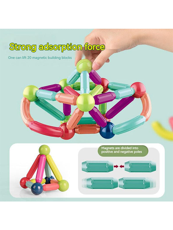 Magnetic Sticks With Balls For Building Blocks – 36 Pcs (NX.L - 10) - Toyloft
