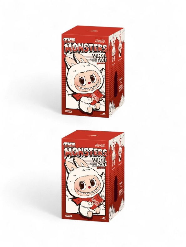 Pack Of 2 - THE MONSTERS COCA-COLA SERIES - Vinyl Face Blind Box