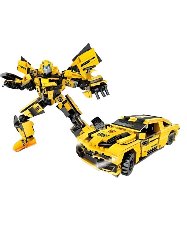RoboBlaze X – 2-in-1 Urban Engineering DIY Transformer Building Block Toy for Kids - MD3.