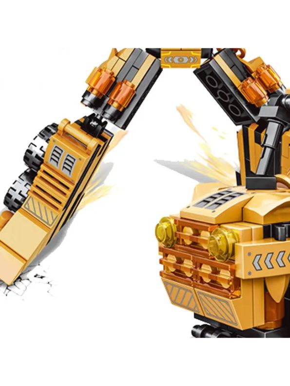 TransformaTech – 423PCS | 2-in-1 Engineering Dump Truck Building Set For Boys & Girls - MD2.