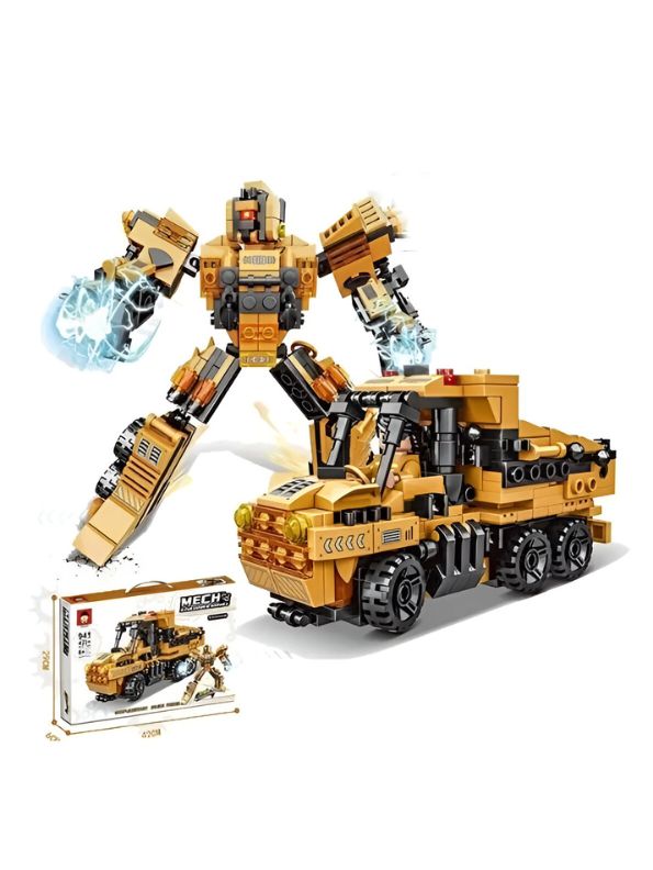 TransformaTech – 423PCS | 2-in-1 Engineering Dump Truck Building Set For Boys & Girls - MD2.