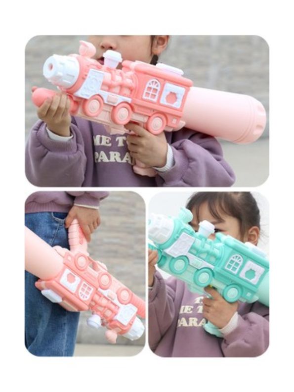 Green - HydroExpress X100 – Ultimate High-Speed Train Water Blaster | Power-Packed Pichkari Toy for Kids.