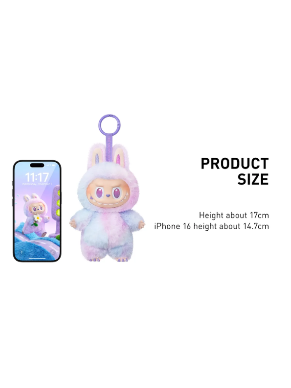 Blind Box - Toffee - Official Authentic Barcoded Pop Mart Labubu Plush Keychain – Limited-Edition Fuzzy Bunny‑Eared Monster