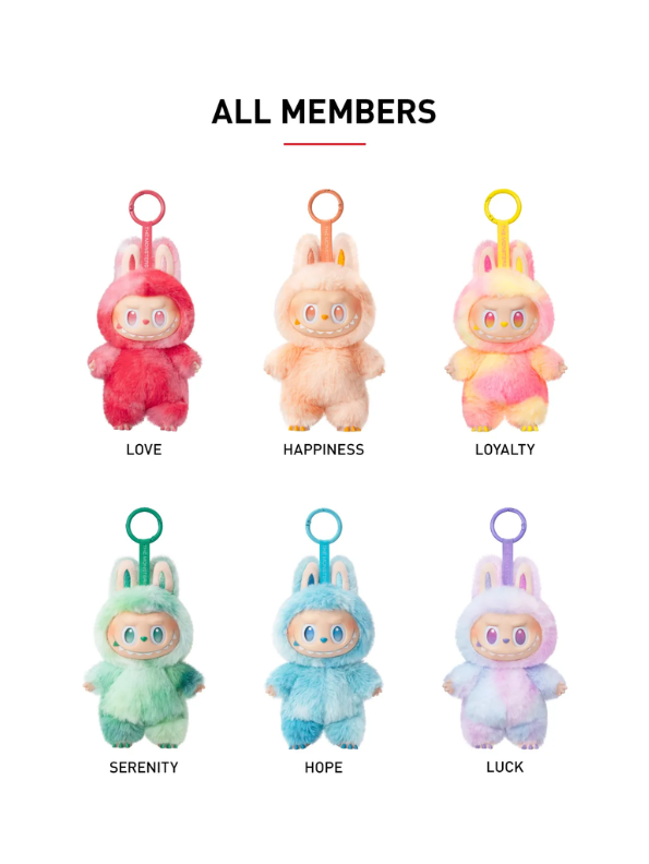 Blind Box - Toffee - Official Authentic Barcoded Pop Mart Labubu Plush Keychain – Limited-Edition Fuzzy Bunny‑Eared Monster
