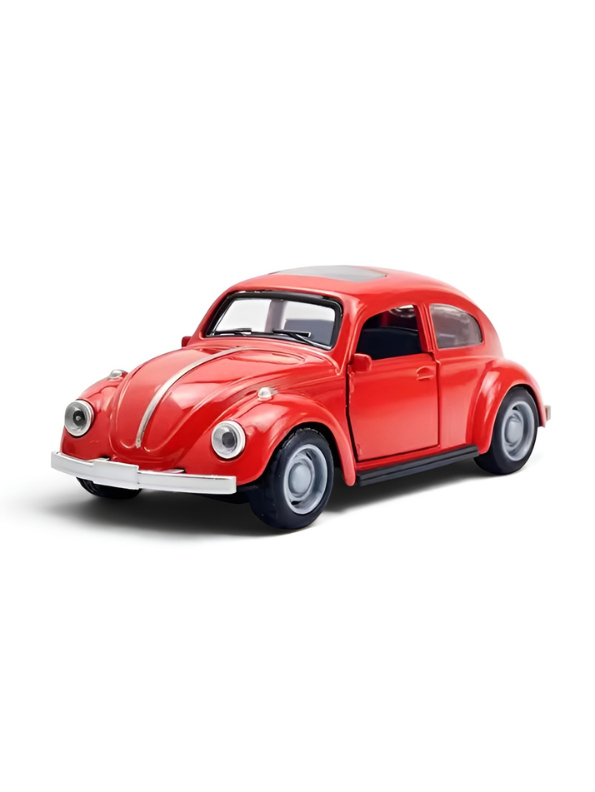 Vintage Beetle Diecast Metal Toy Car 1:36 Scale Red TV4625.